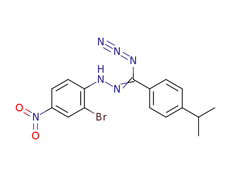 N-(2-Brom-4-nitro-phenyl)-4-isopropyl-benzhydrazonsaeure-azid