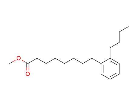 2-Butylbenzene-1-octanoic acid methyl ester