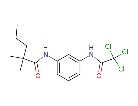 Molecular Structure of 25228-60-8 (Pentanamide, 2,2-dimethyl-N-[3-[(trichloroacetyl)amino]phenyl]-)