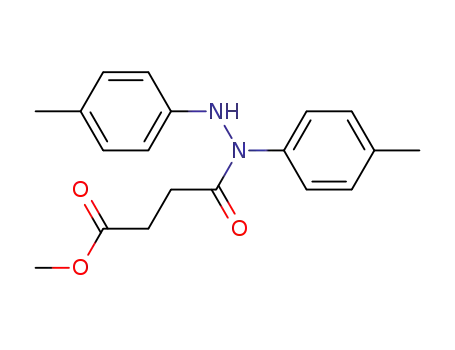 Molecular Structure of 22264-20-6 (3-(N,N'-Di-p-tolyl-hydrazinocarbonyl)-propionic acid methyl ester)