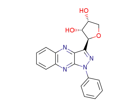 (3<i>R</i>)-2<i>t</i>-(1-phenyl-1<i>H</i>-pyrazolo[3,4-<i>b</i>]quinoxalin-3-yl)-tetrahydro-furan-3<i>r</i>,4<i>c</i>-diol