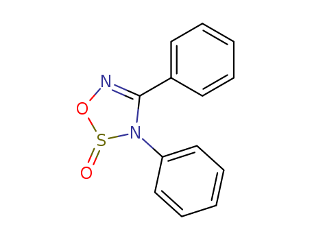 3H-1,2,3,5-Oxathiadiazole, 3,4-diphenyl-, 2-oxide
