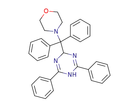 Molecular Structure of 71017-28-2 (1,3,5-Triazine,
1,2-dihydro-2-(4-morpholinyldiphenylmethyl)-4,6-diphenyl-)