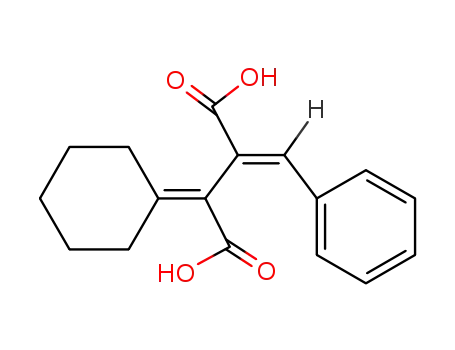2-Cyclohexylidene-3-[1-phenyl-meth-(E)-ylidene]-succinic acid