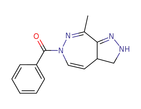 6-Benzoyl-2,3,3a,6-tetrahydro-8-methylpyrazolo<3,4-d><1,2>diazepin