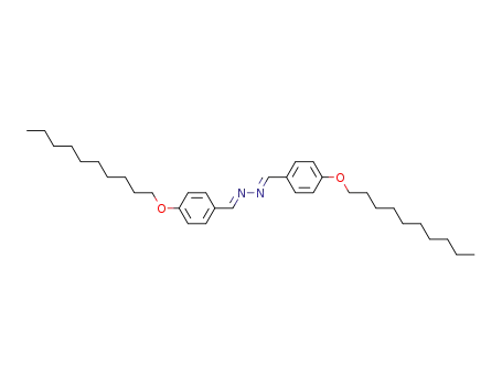 Molecular Structure of 99163-29-8 (Benzaldehyde, 4-(decyloxy)-, [[4-(decyloxy)phenyl]methylene]hydrazone,
(E,E)-)