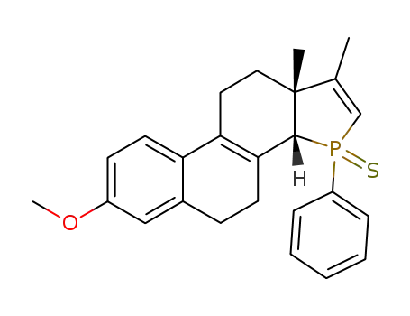 7-methoxy-1,11a-dimethyl-3-phenyl-(3a<i>r</i>,11a<i>c</i>)-3a,4,5,10,11,11a-hexahydro-3<i>H</i>-naphtho[1,2-<i>g</i>]phosphindole 3ξ-sulfide
