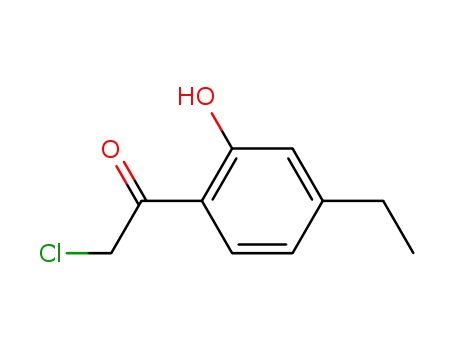 1-(4-ethyl-2-hydroxy-phenyl)-2-chloro-ethanone