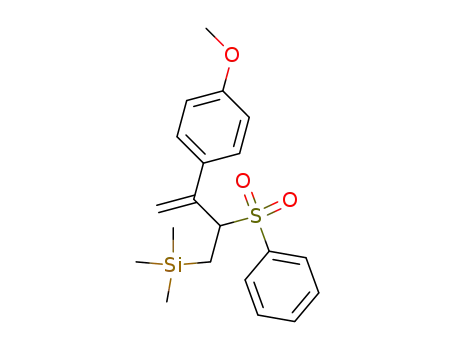 [2-Benzenesulfonyl-3-(4-methoxy-phenyl)-but-3-enyl]-trimethyl-silane