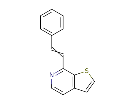 Thieno[2,3-c]pyridine, 7-(2-phenylethenyl)-