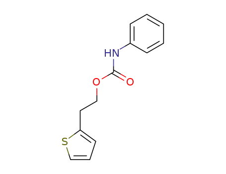 Molecular Structure of 87179-02-0 (phenyl-carbamic acid-(2-[2]thienyl-ethyl ester))