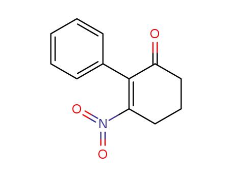 Molecular Structure of 62025-10-9 (2-Cyclohexen-1-one, 3-nitro-2-phenyl-)