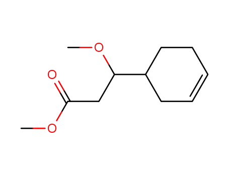 3-Cyclohex-3-enyl-3-methoxy-propionic acid methyl ester