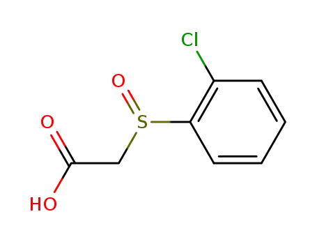 (2-chloro-benzenesulfinyl)-acetic acid