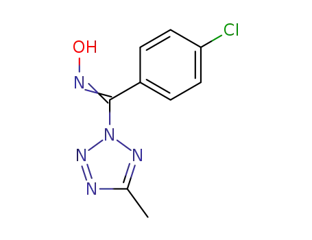 (4-Chloro-phenyl)-(5-methyl-tetrazol-2-yl)-methanone oxime