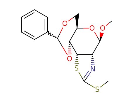 (4a<i>R</i>)-6<i>t</i>-methoxy-8-methylsulfanyl-2<i>c</i>-phenyl-(4a<i>r</i>,6a<i>t</i>,9a<i>t</i>,9b<i>t</i>)-4,4a,6,6a,9a,9b-hexahydro-[1,3]dioxino[4',5':5,6]pyrano[3,4-<i>d</i>]thiazole