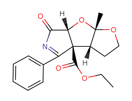 (1S<sup>*</sup>,3R<sup>*</sup>,7S<sup>*</sup>,8R<sup>*</sup>)-8-ethoxycarbonyl-3-methyl-9-phenyl-2,4-dioxa-10-azatricyclo<6.3.0.0.<sup>3,7</sup>>undecan-9-en-11-one