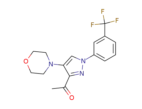Ethanone,
1-[4-(4-morpholinyl)-1-[3-(trifluoromethyl)phenyl]-1H-pyrazol-3-yl]-