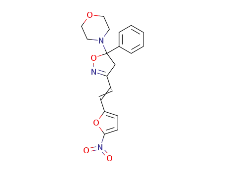 4-{3-[2-(5-nitro-furan-2-yl)-vinyl]-5-phenyl-4,5-dihydro-isoxazol-5-yl}-morpholine