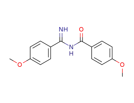 4-methoxy-<i>N</i>-(4-methoxy-benzoyl)-benzamidine