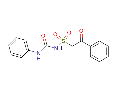 N-(Benzoylmethylsulfonyl)-N'-phenylharnstoff