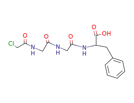 <i>N</i>-[<i>N</i>-(<i>N</i>-chloroacetyl-glycyl)-glycyl]-DL-phenylalanine