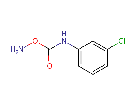 Molecular Structure of 62281-97-4 (Hydroxylamine, O-[[(3-chlorophenyl)amino]carbonyl]-)