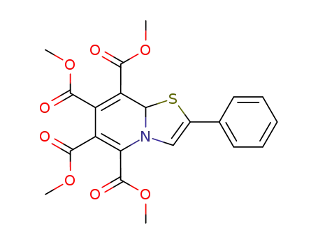 2-phenyl-8a<i>H</i>-thiazolo[3,2-<i>a</i>]pyridine-5,6,7,8-tetracarboxylic acid tetramethyl ester