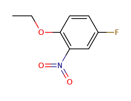 Molecular Structure of 321-04-0 (Benzene, 1-ethoxy-4-fluoro-2-nitro-)
