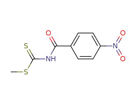 Carbamodithioic acid, (4-nitrobenzoyl)-, methyl ester