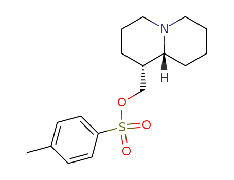 Molecular Structure of 5280-36-4 ((9a<i>R</i>)-1<i>t</i>-(toluene-4-sulfonyloxymethyl)-(9a<i>r</i>)-octahydro-quinolizin)