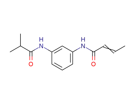 2-Butenamide, N-[3-[(2-methyl-1-oxopropyl)amino]phenyl]-