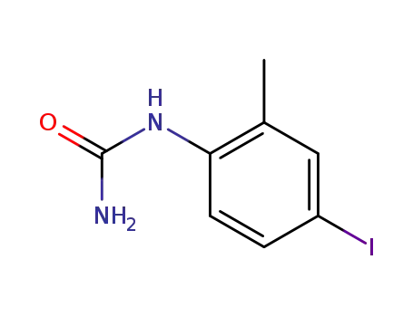 Molecular Structure of 861774-26-7 ((4-iodo-2-methyl-phenyl)-urea)