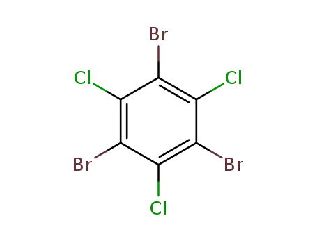 Molecular Structure of 13075-02-0 (1,3,5-tribromo-2,4,6-trichlorobenzene)