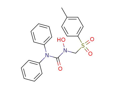 Molecular Structure of 63216-34-2 (Urea, N-hydroxy-N-[[(4-methylphenyl)sulfonyl]methyl]-N',N'-diphenyl-)