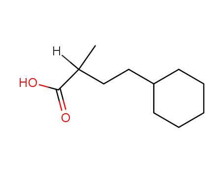 (+/-)-2-methyl-4-cyclohexyl-butyric acid