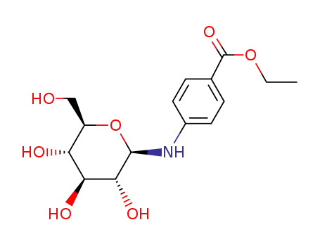 Molecular Structure of 28315-50-6 (benzocaine N-glucoside)