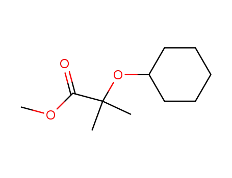 Propanoic acid, 2-(cyclohexyloxy)-2-methyl-, methyl ester