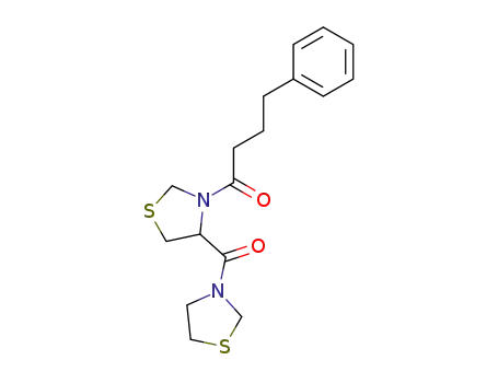 Molecular Structure of 122230-40-4 (4-Phenylbutyryl-Thiopro-thiazolidine)