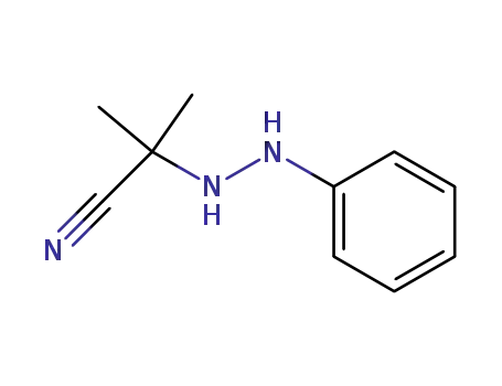 2-Methyl-2-(2-phenylhydrazinyl)propanenitrile