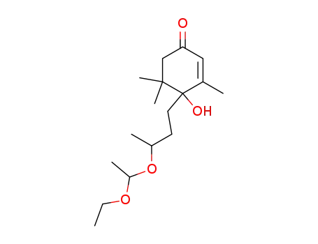 4-[3-(1-Ethoxy-ethoxy)-butyl]-4-hydroxy-3,5,5-trimethyl-cyclohex-2-enone