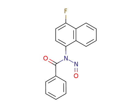 N-<4-Fluor-1-naphthyl>-N-nitroso-benzamid