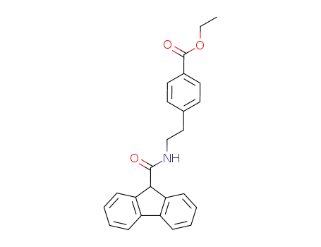 Benzoic acid, 4-[2-[(9H-fluoren-9-ylcarbonyl)amino]ethyl]-, ethyl ester