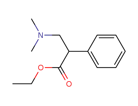 Molecular Structure of 24811-93-6 (Benzeneacetic acid, a-[(dimethylamino)methyl]-, ethyl ester)
