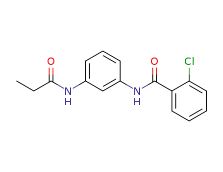 Benzamide, 2-chloro-N-[3-[(1-oxopropyl)amino]phenyl]-