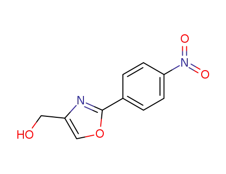 Molecular Structure of 36841-50-6 ([2-(4-NITRO-PHENYL)-OXAZOL-4-YL]-METHANOL)
