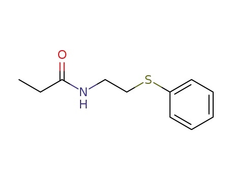 N-(2-Phenylmercapto-aethyl)-propionamid