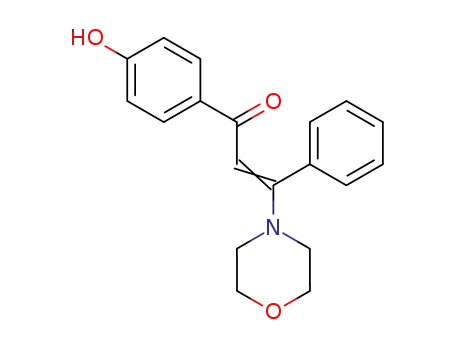 2-Propen-1-one, 1-(4-hydroxyphenyl)-3-(4-morpholinyl)-3-phenyl-