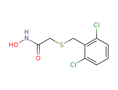 Molecular Structure of 65051-37-8 (Acetamide, 2-[[(2,6-dichlorophenyl)methyl]thio]-N-hydroxy-)