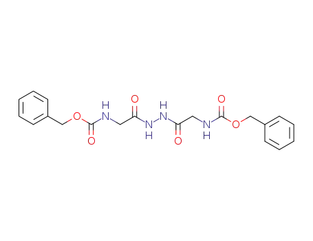 Molecular Structure of 3017-50-3 (<i>N</i>,<i>N</i>'-bis-(<i>N</i>-benzyloxycarbonyl-glycyl)-hydrazine)